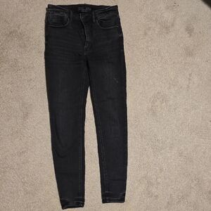 Zara Women's Black High-Rise Skinny Jeans